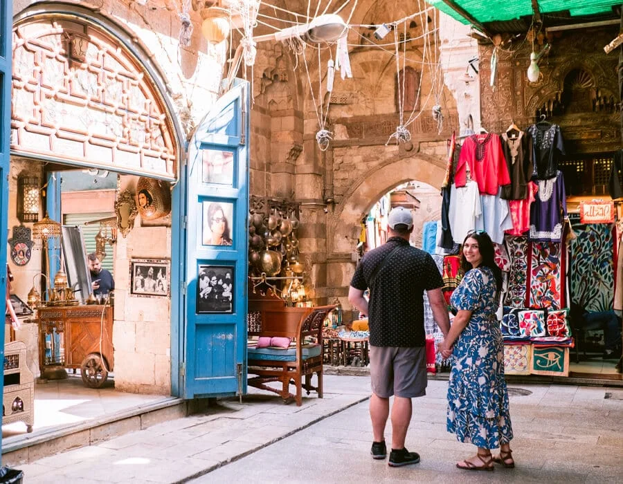 Khan el-Khalili bazaar in Cairo