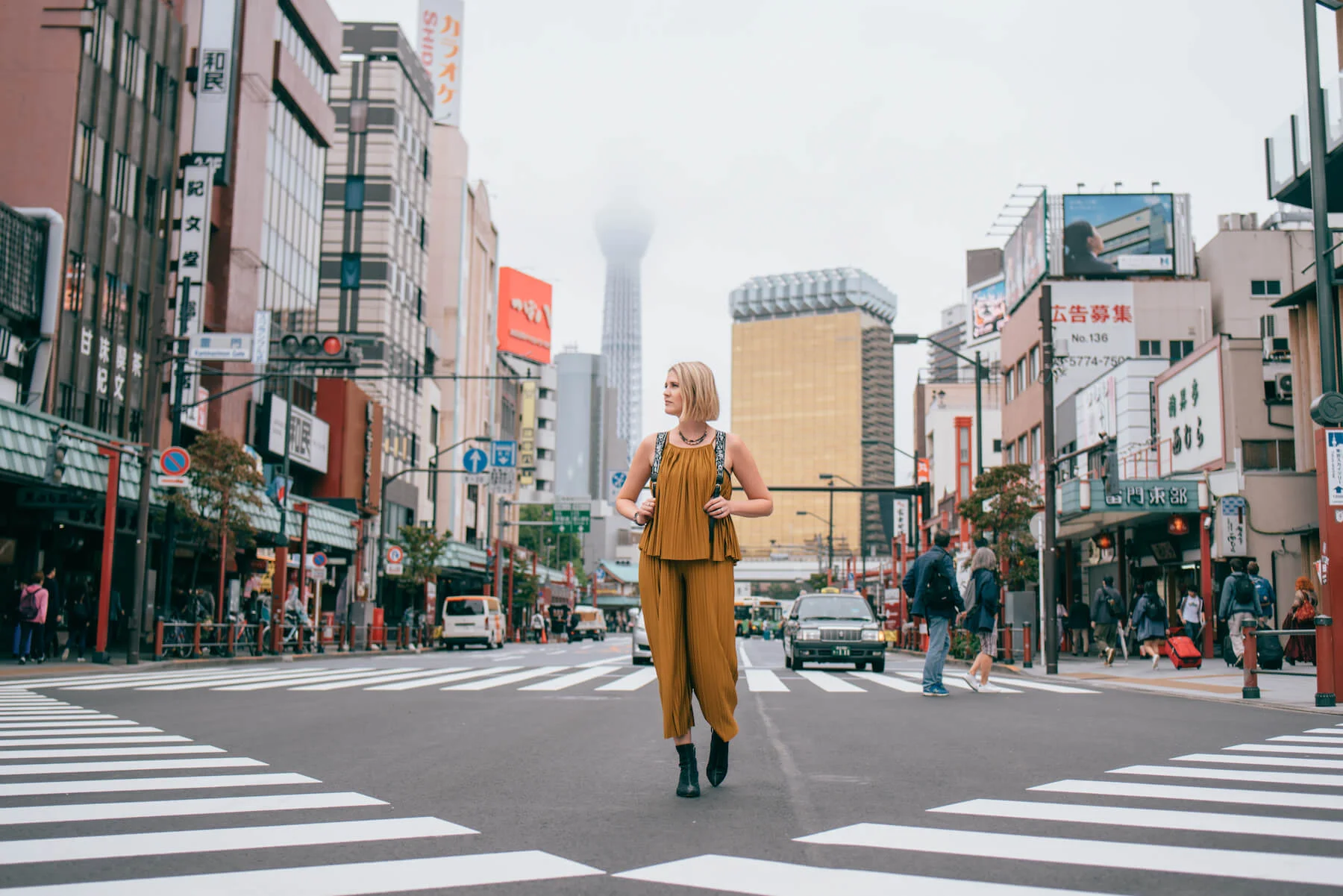 Solo traveler in Tokyo