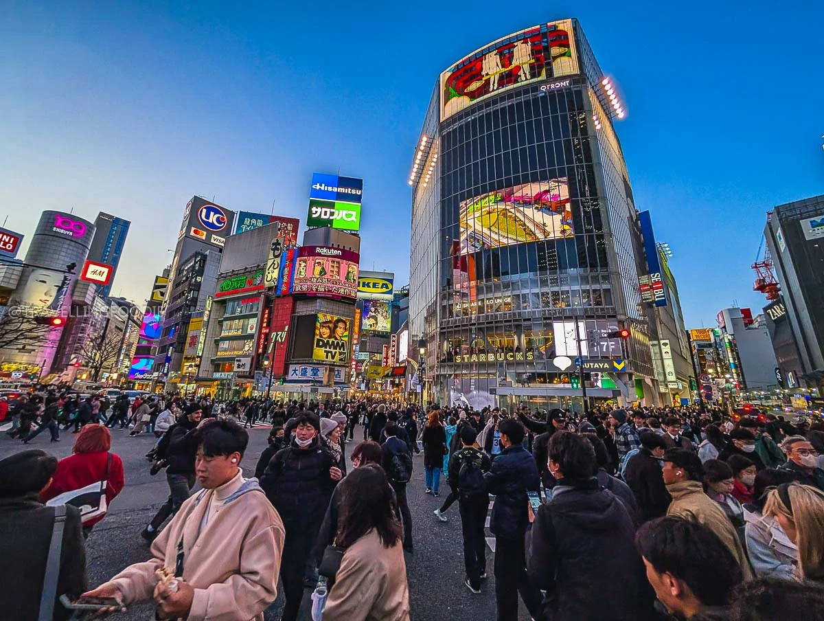 Shibuya Crossing in Tokyo